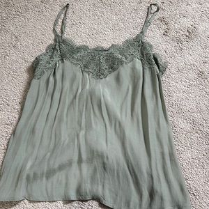 Abercrombie and Fitch size XS Sage Green Lace Cami